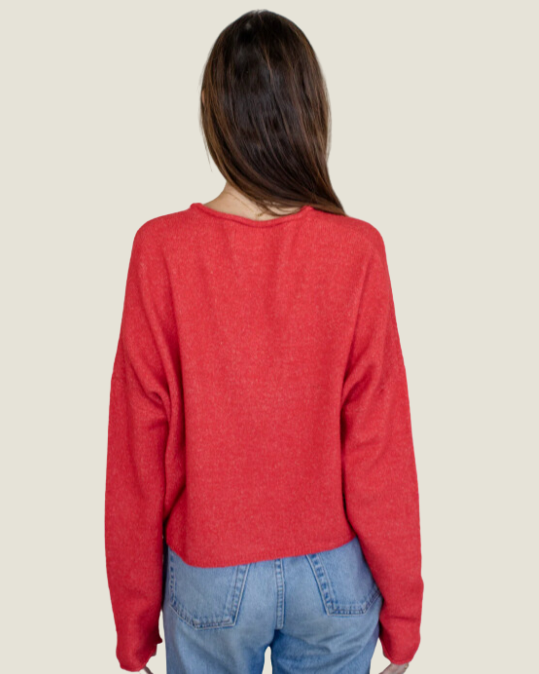 The Joyce: Red Cardigan