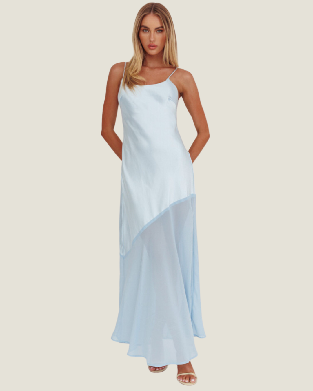 The Something Blue: Maxi Slip Dress