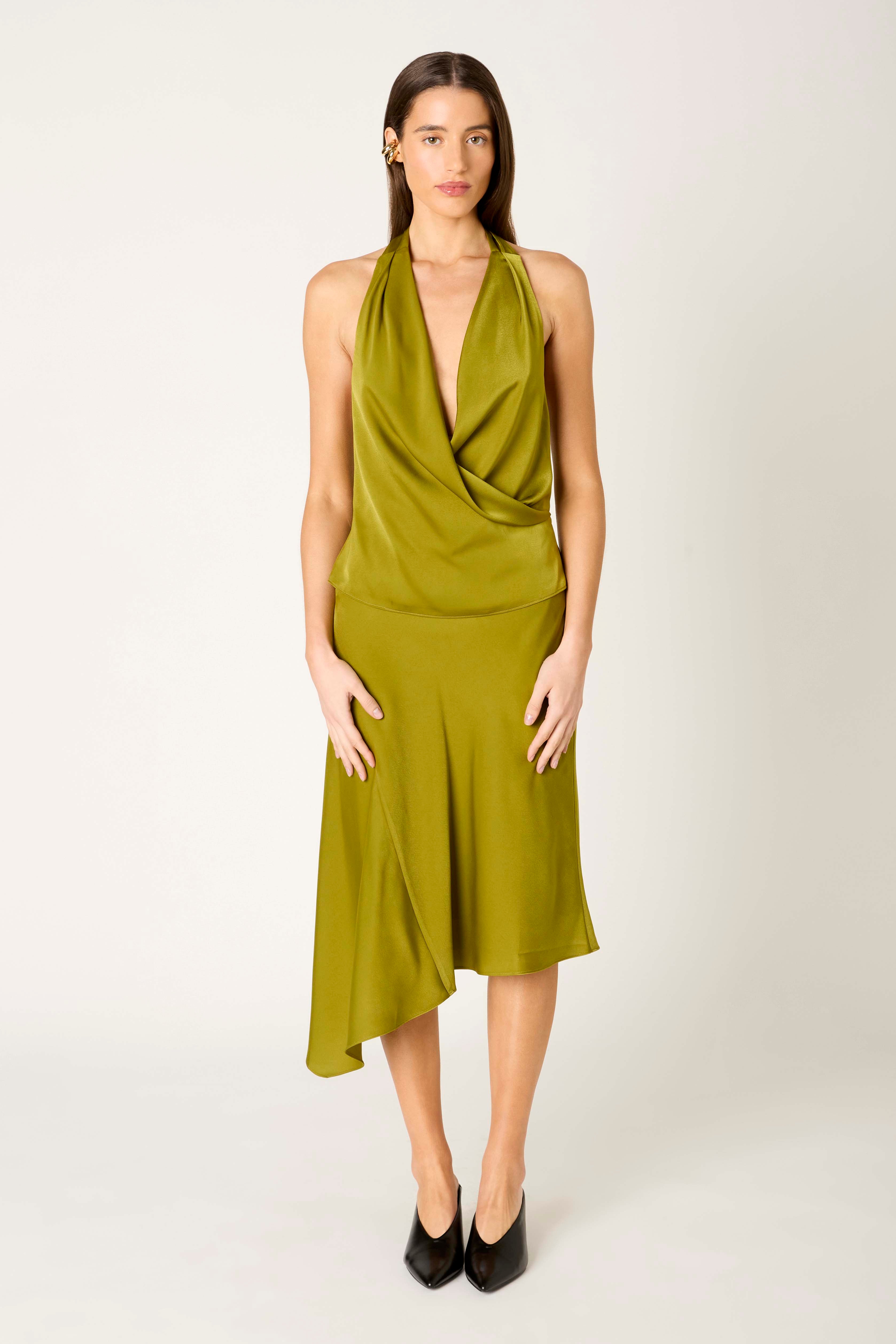 Alondra Halter Wrap Top