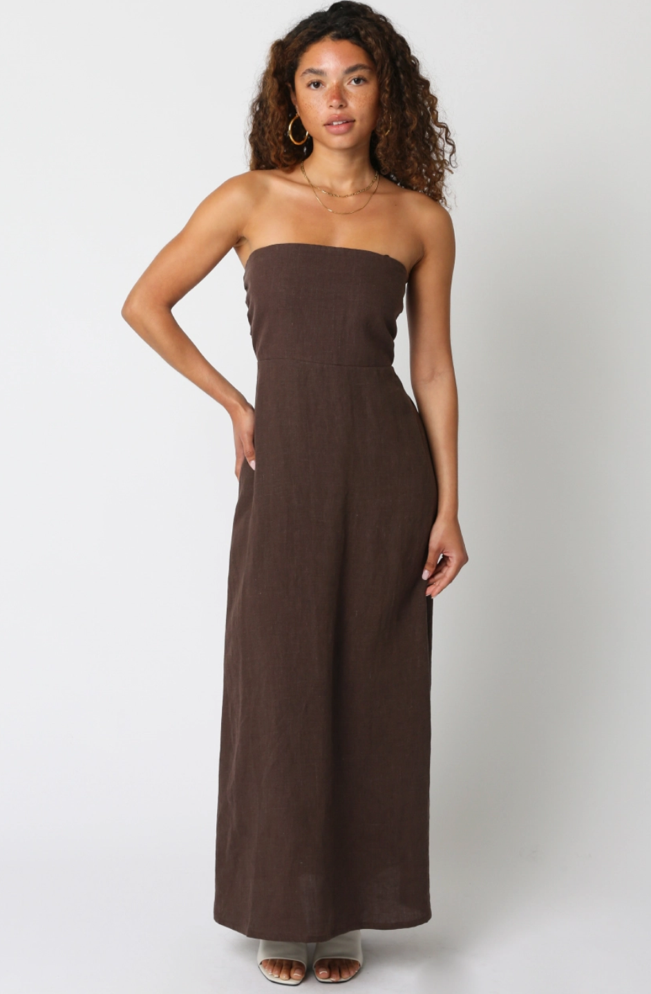 Irise Linen Maxi Dress