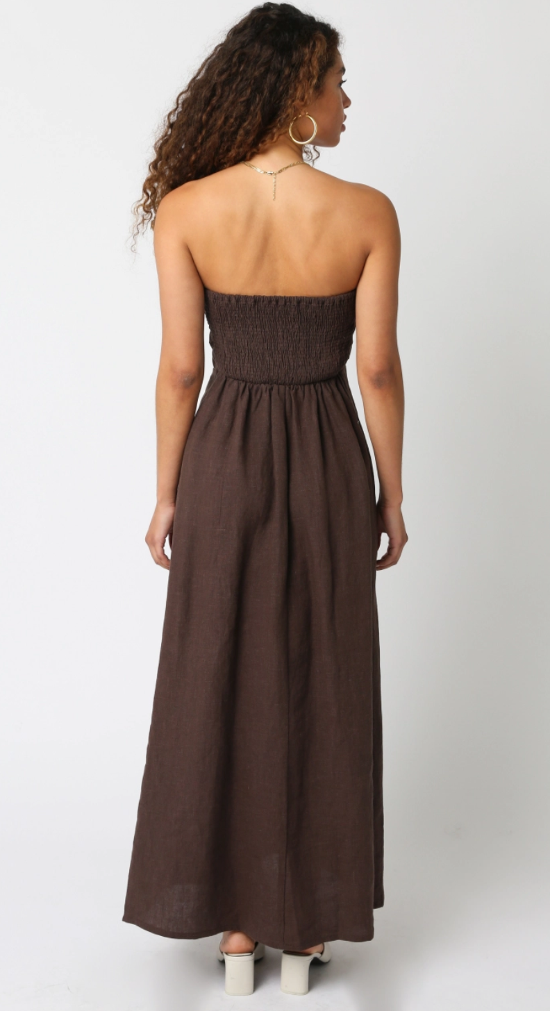 Irise Linen Maxi Dress