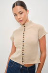 Jenna Button Up Knit Top