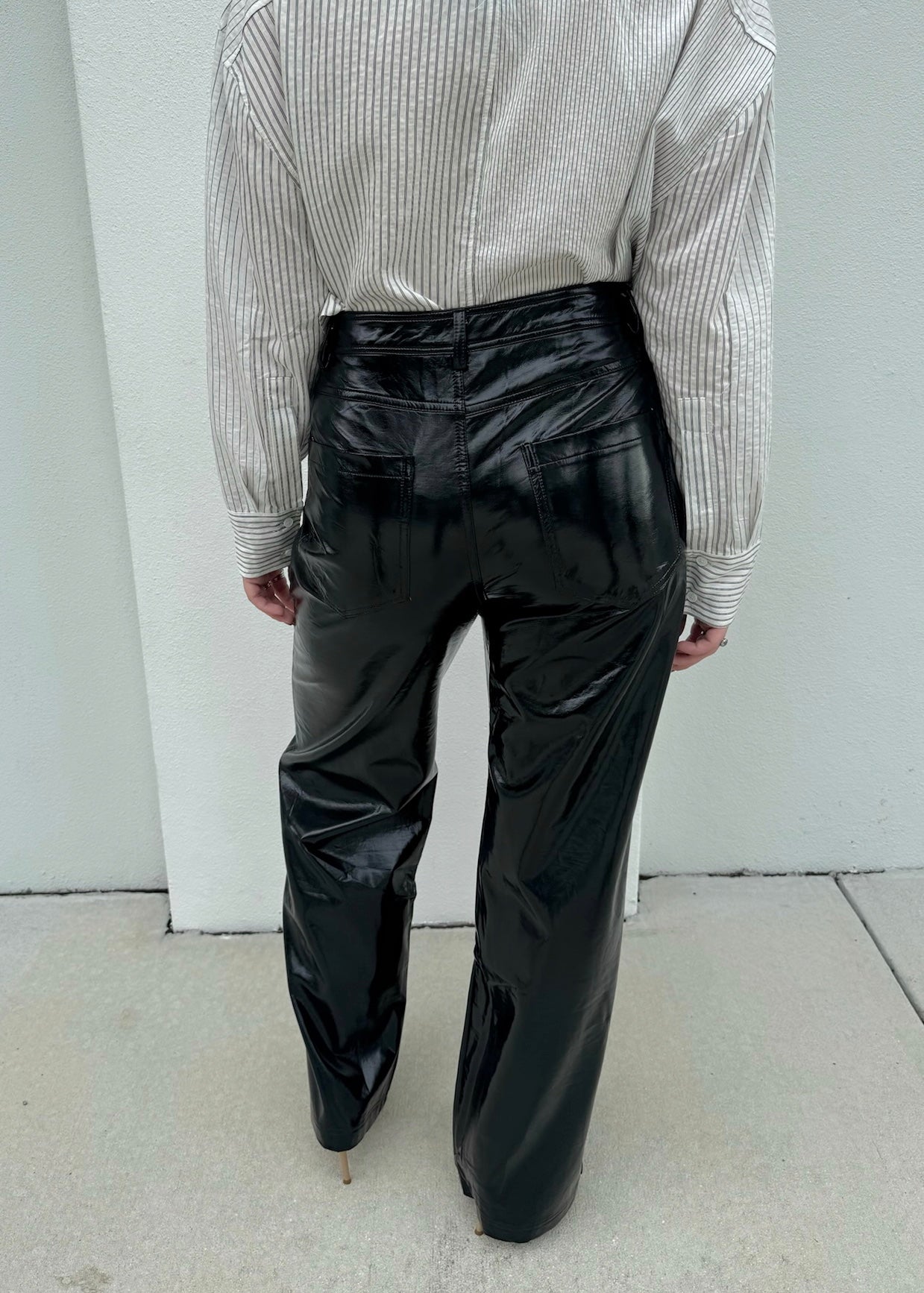 Leather Shiny Pants