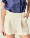 The Emmeline: Tuck Detailed Shorts