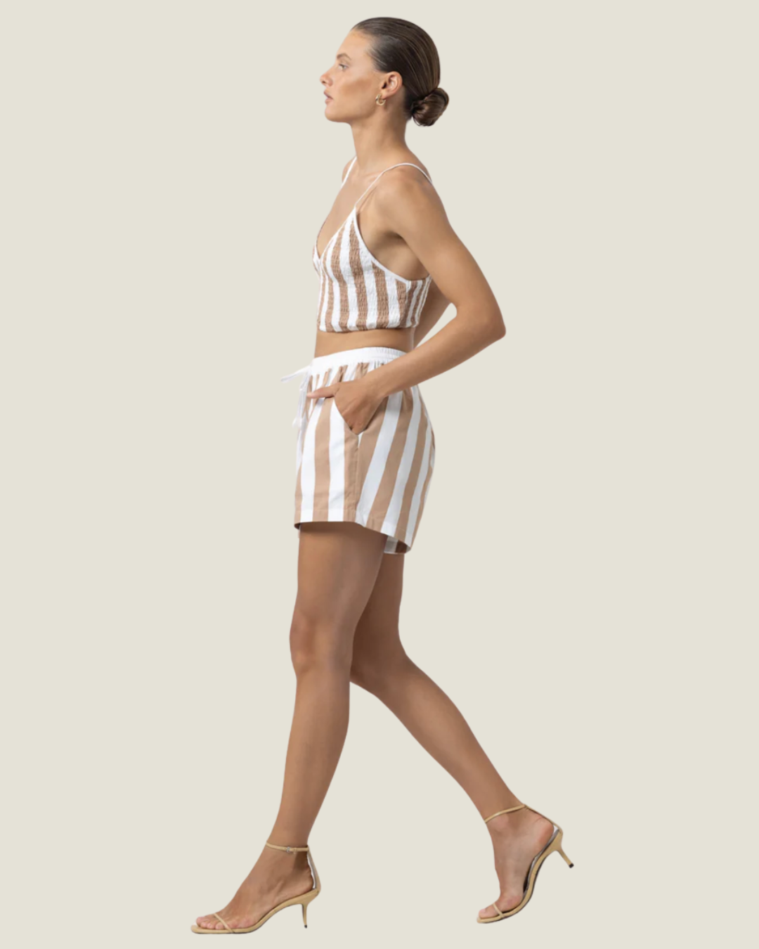 The Donovan: Poplin Striped Shorts