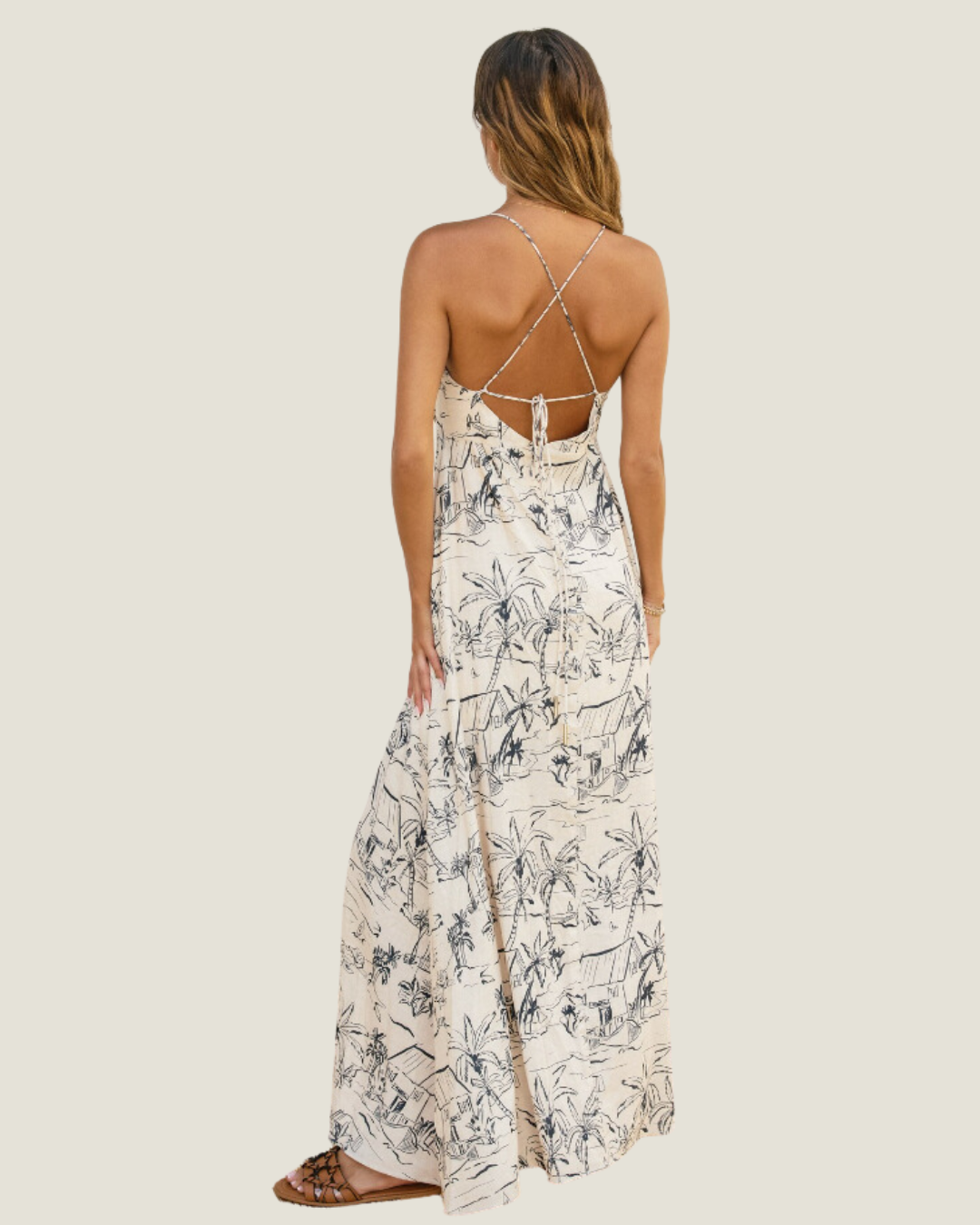 The Cabana: Print Maxi dress