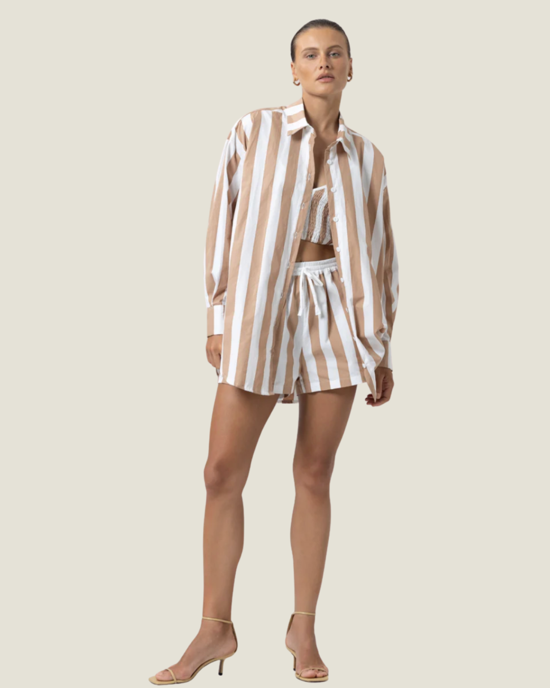 The Donovan: Poplin Striped Shorts