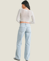 The London: Low Rise Denim Jeans