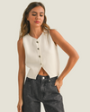 The Tate: Minimalist Knit Vest
