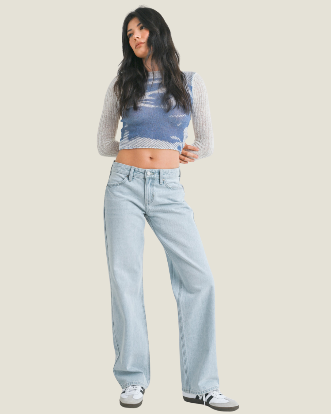The London: Low Rise Denim Jeans