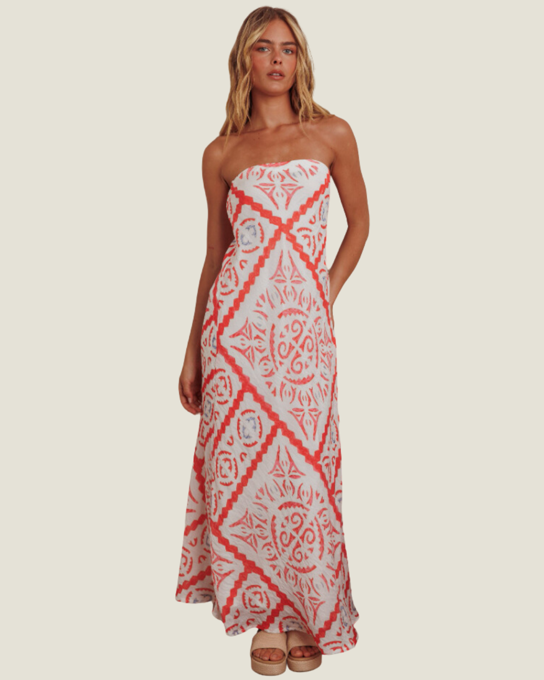 The Aurora: Strapless Maxi Dress