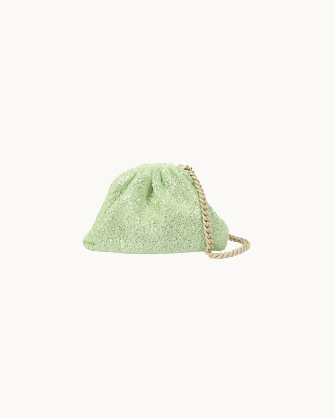 Metal Green Large Paillettes Game Purse