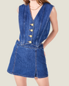 The Monica: Denim Vest