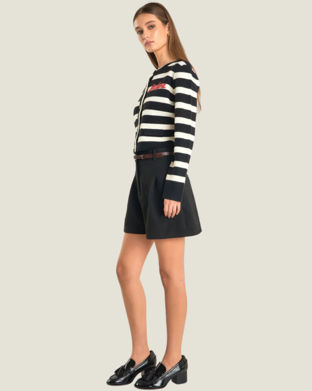 The J’adore: Knit Striped Cardigan