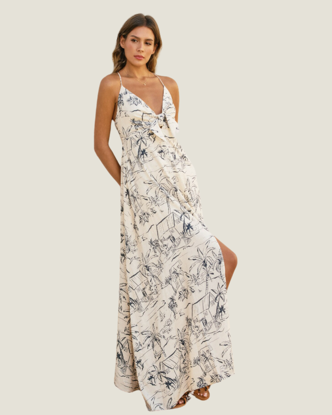 The Cabana: Print Maxi dress