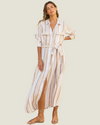 The Portofino: Linen Shirt Dress