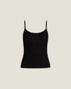 The Selena: Solid & Striped Noir Tank