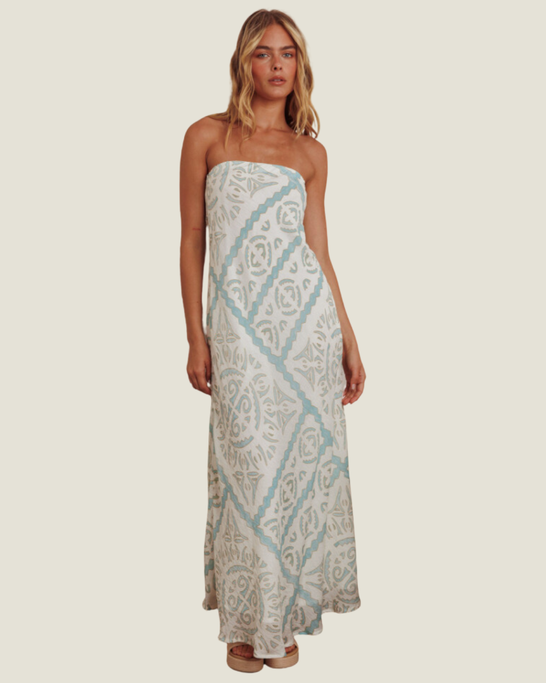 The Aurora: Strapless Maxi Dress