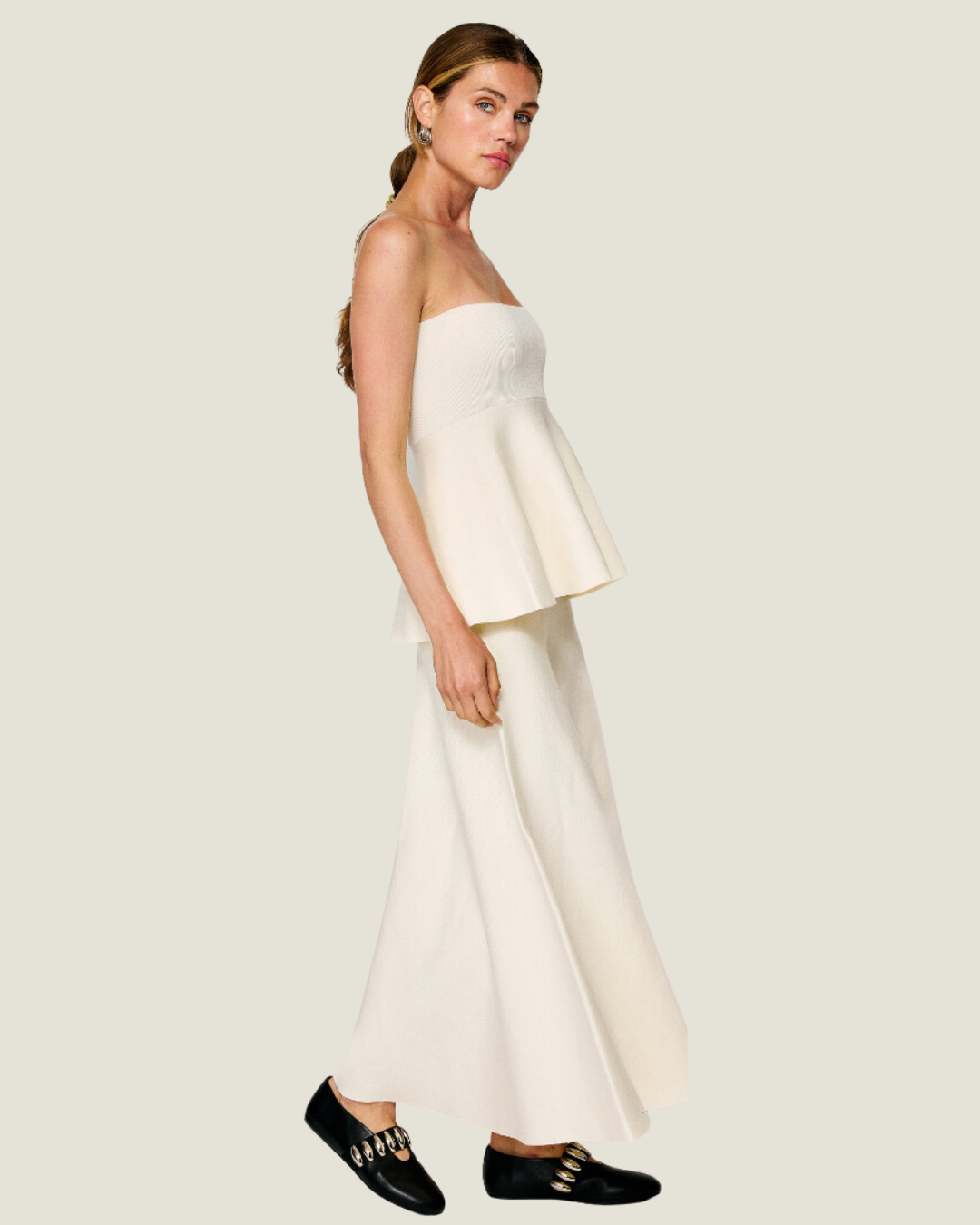 The Genevieve: Midi Knit Skirt