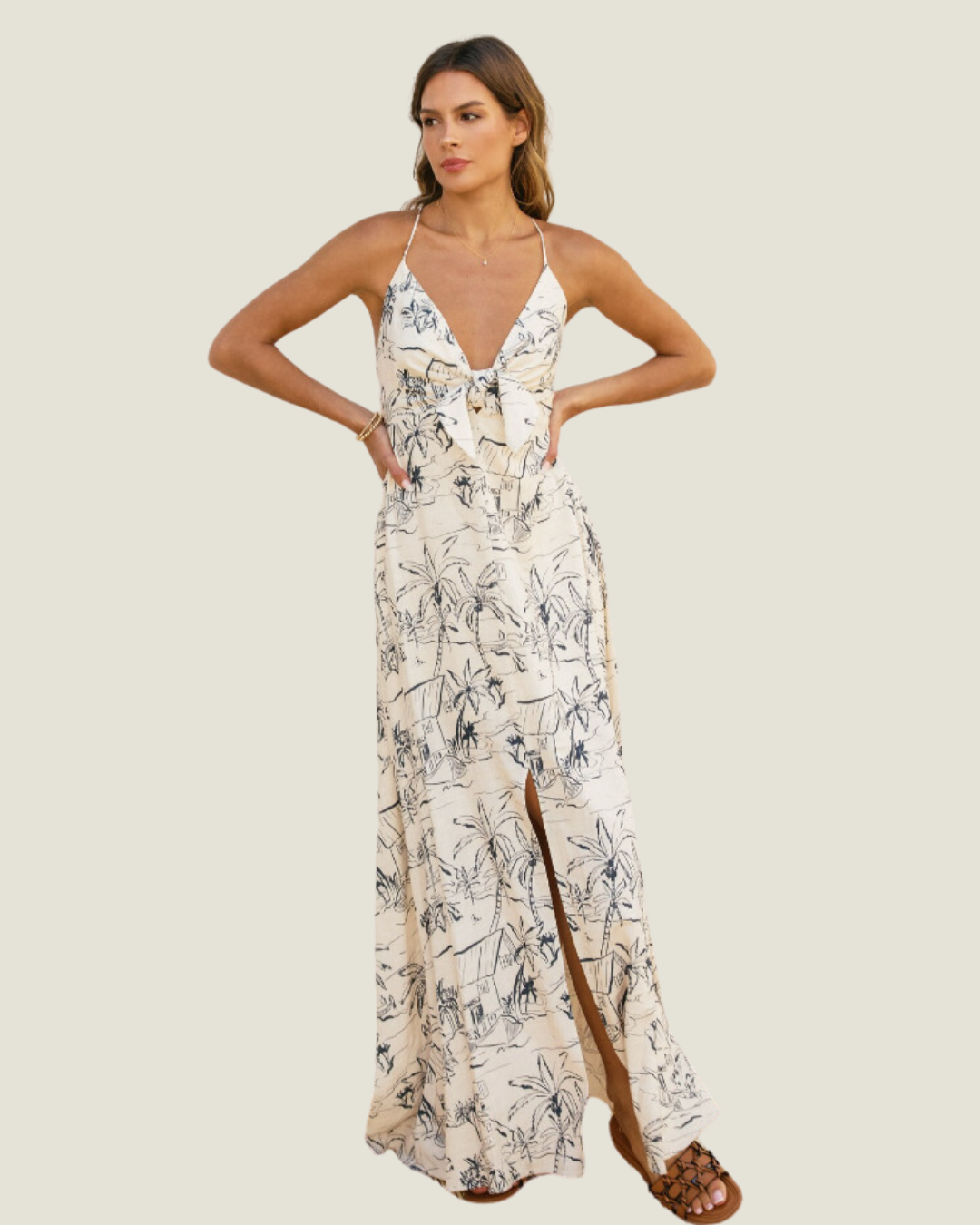 The Cabana: Print Maxi dress