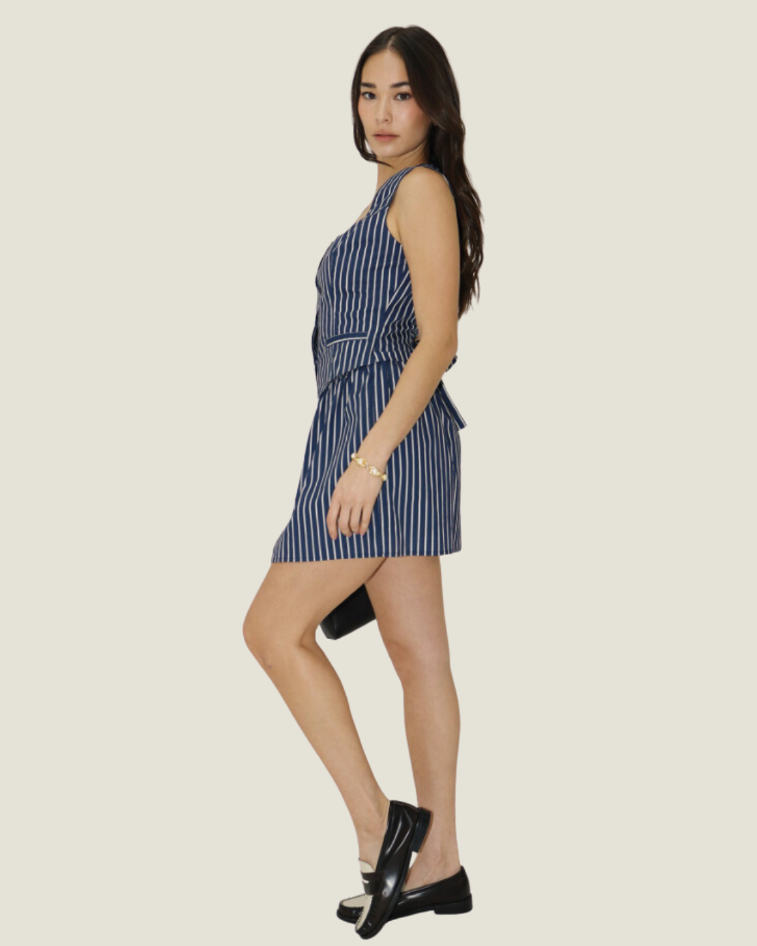 The Blake: Pinstripe Mini Dress