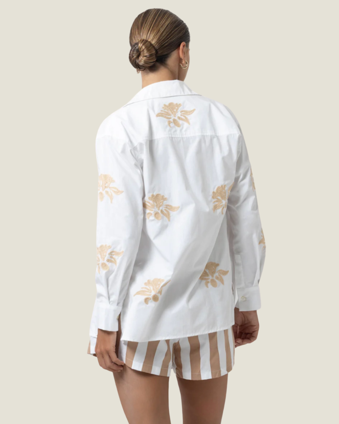 The Jayce: Embroidery Poplin Shirt