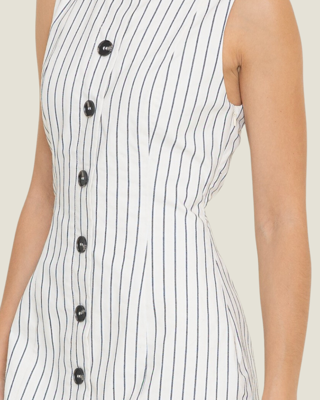 The Provence: Tailored Stripe Mini