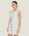 The Provence: Tailored Stripe Mini