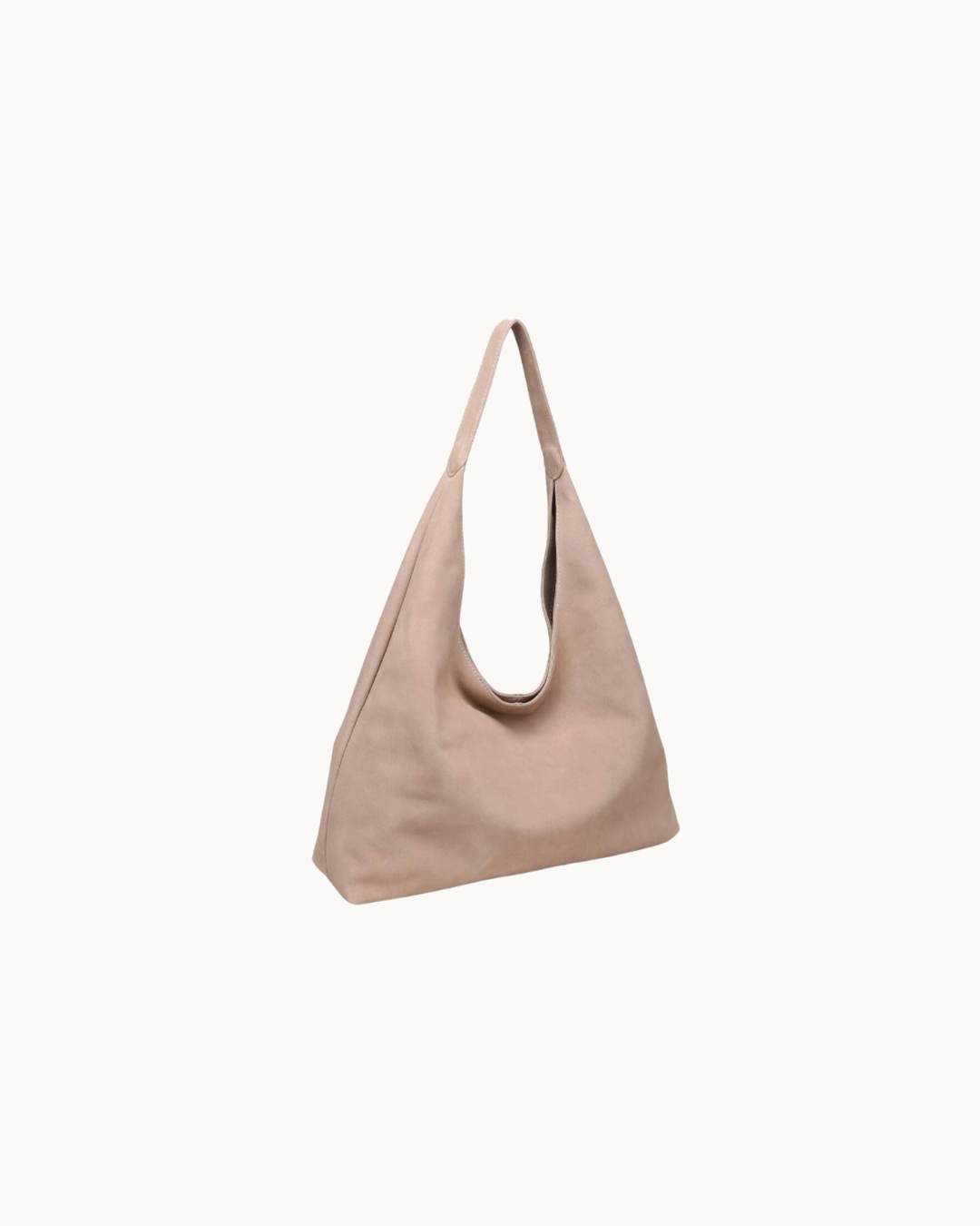 The Amber: Genuine Suede Leather Hobo