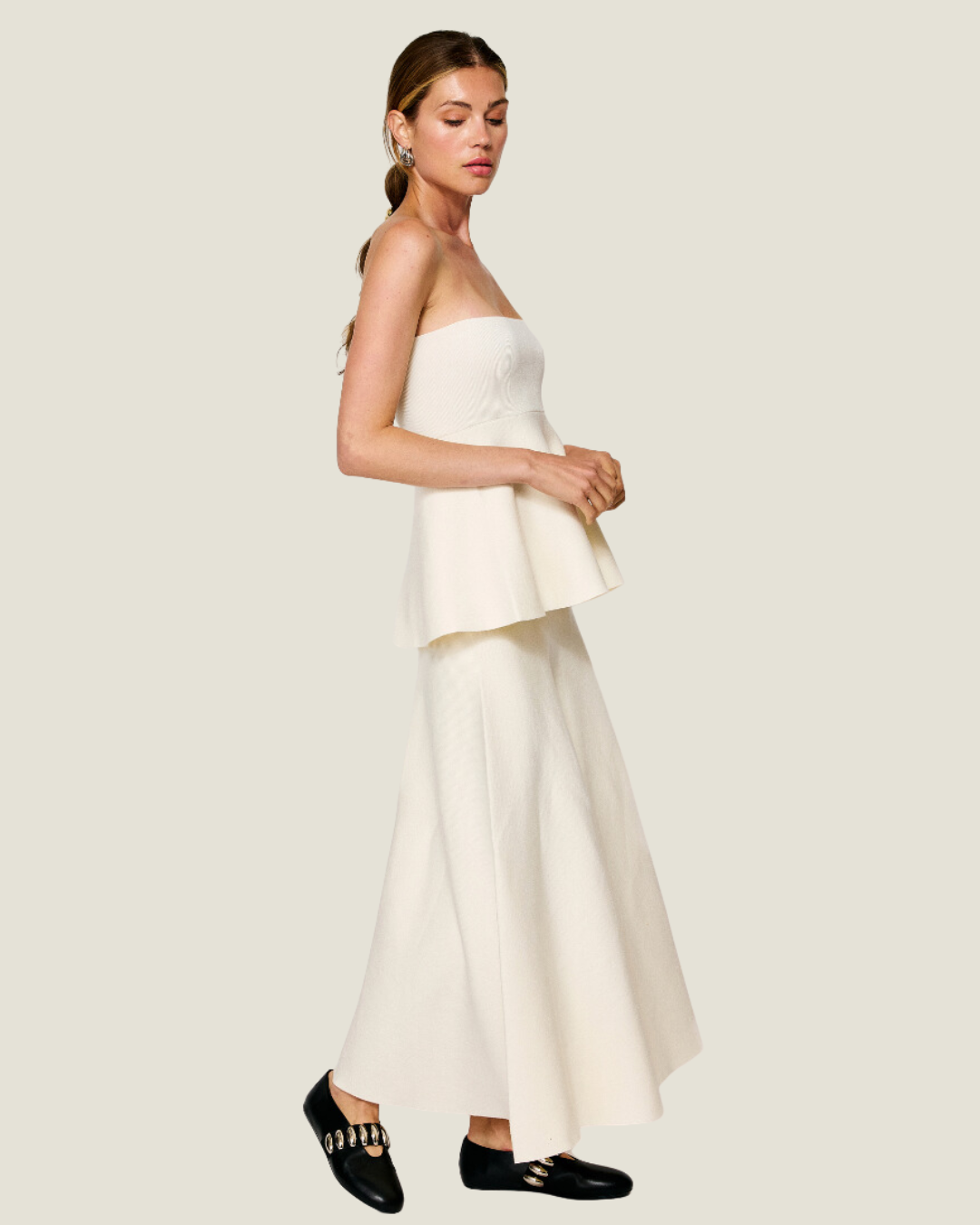 The Genevieve: Midi Knit Skirt