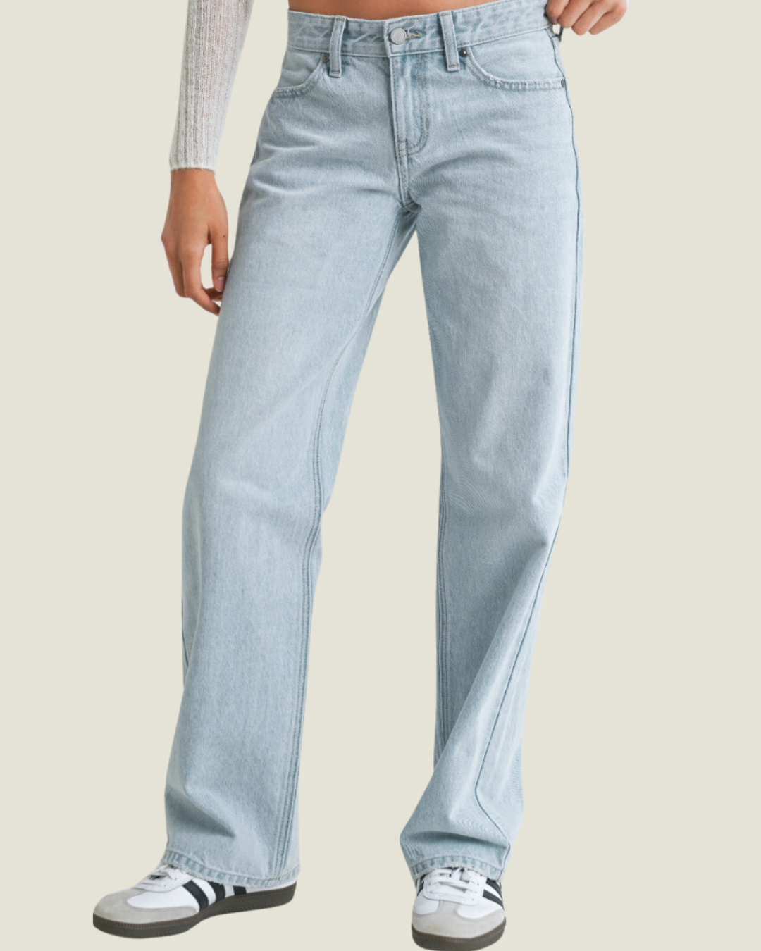 The London: Low Rise Denim Jeans