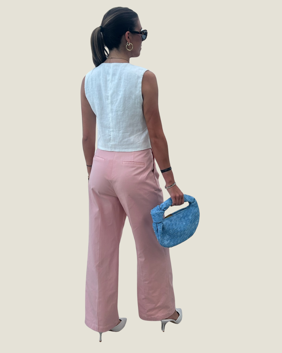 The Hallie: Relaxed Rose Trouser