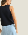 The Tate: Minimalist Knit Vest