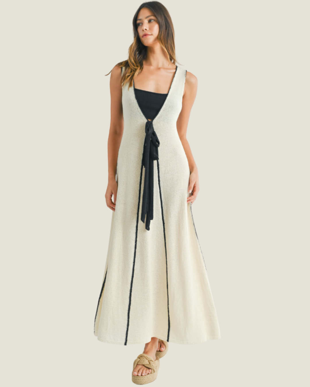 The Charleston: Plunging Maxi Dress