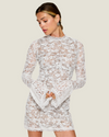 The Rosalie: Lace Mini Dress